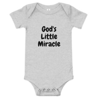 God's Little Miracle Onesie